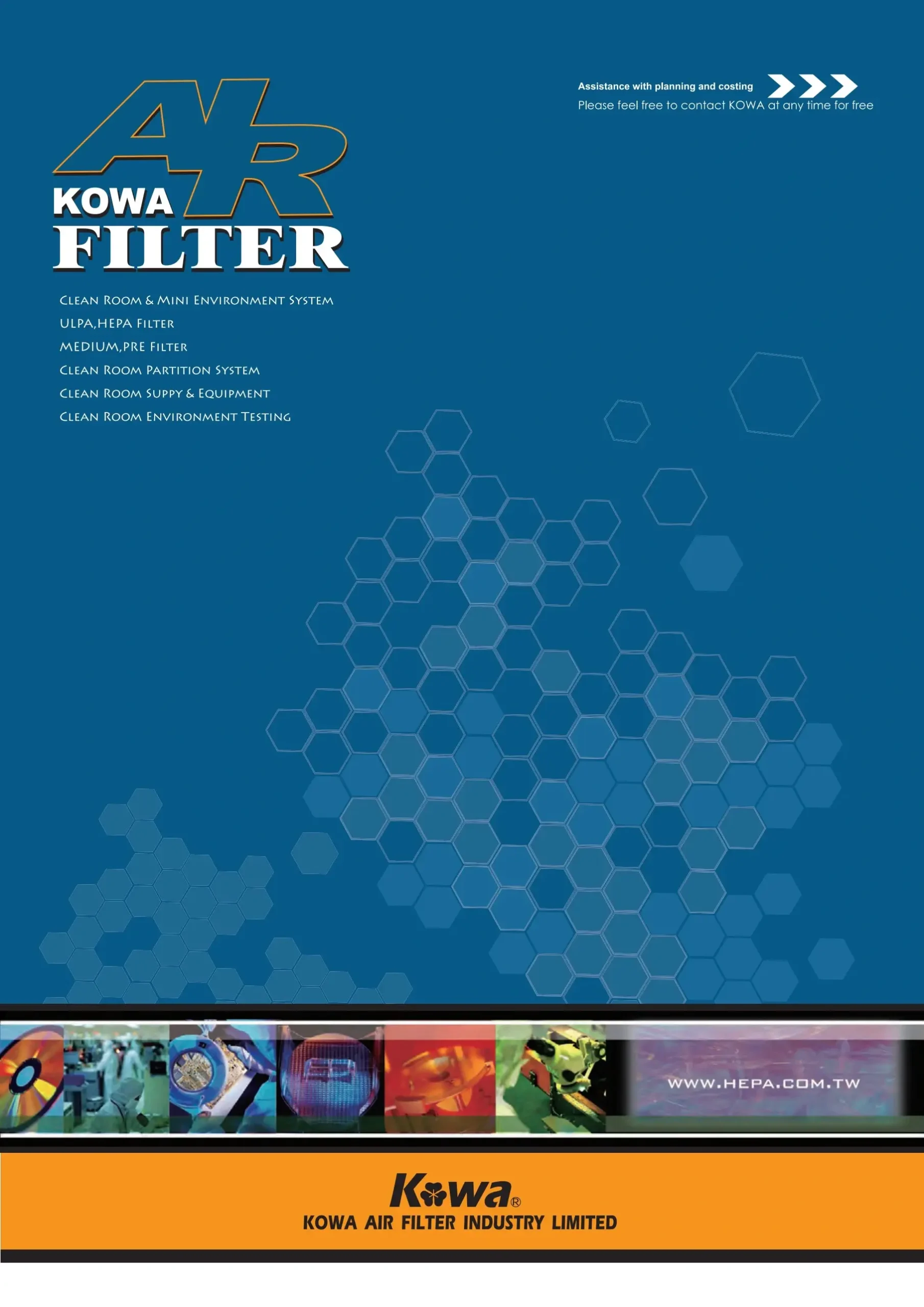 katalog hepa filter kowa